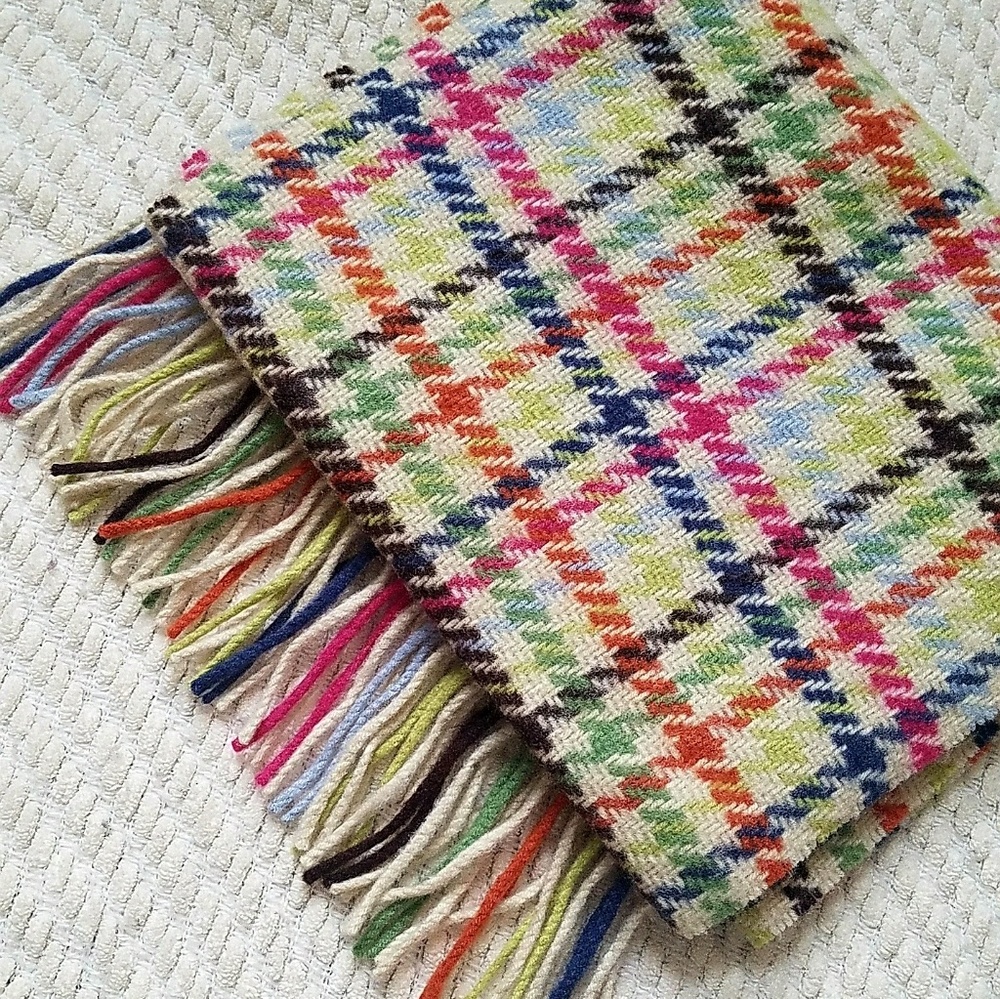 Wool & Cashmere Coach Scarf